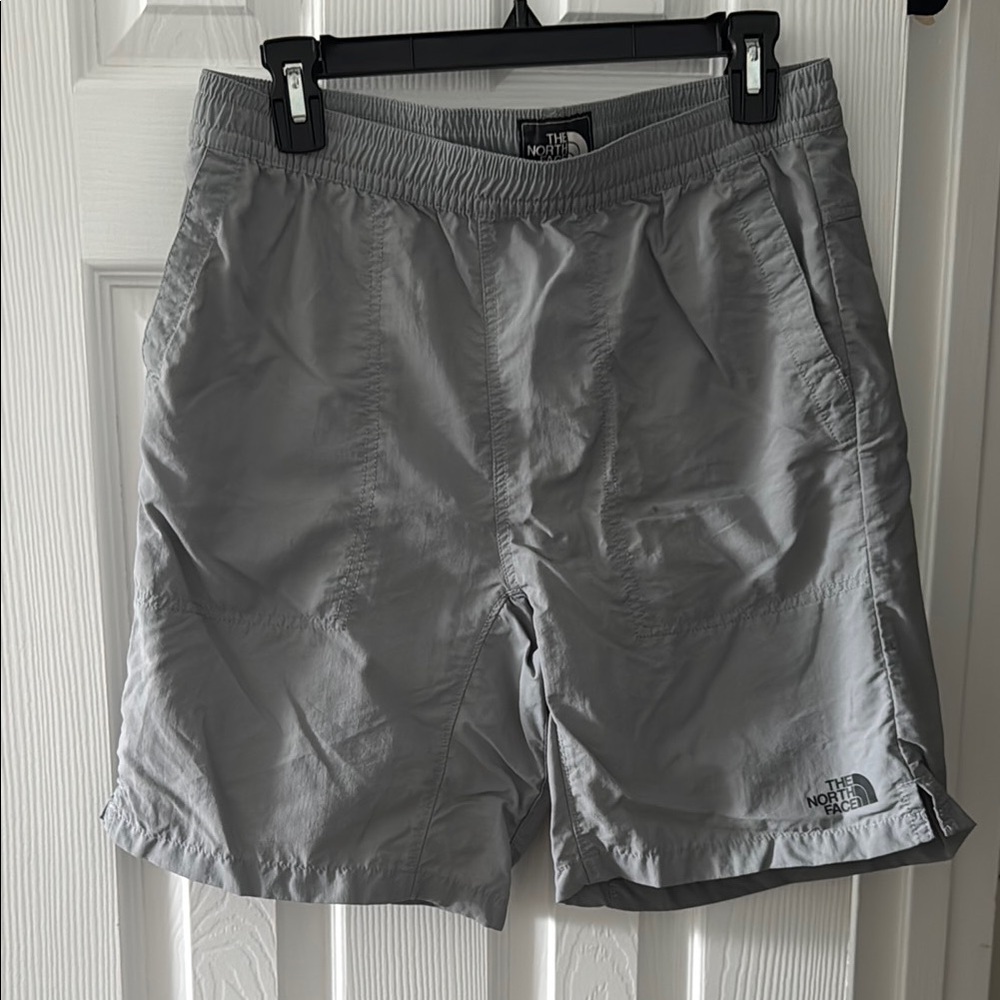 The North Face Light Gray Active Shorts